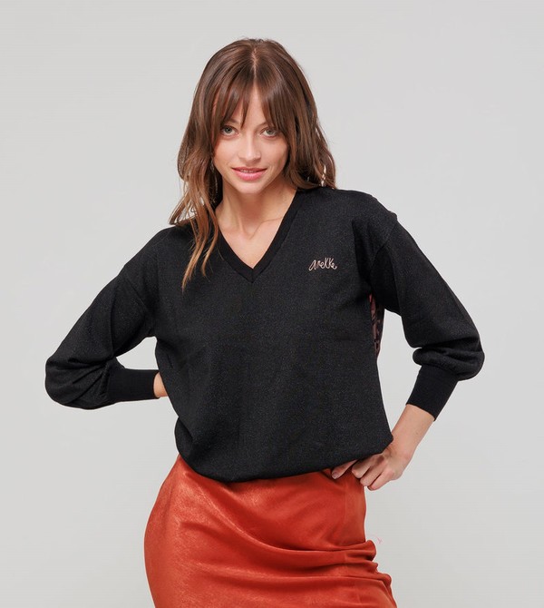 Anekke Printed Back Svetre | 961847WBT
