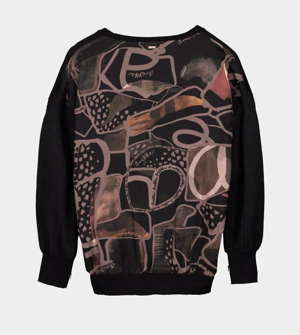 Anekke Printed Back Svetre | 961847WBT
