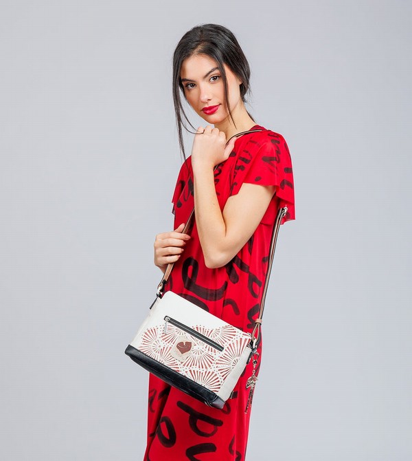 Anekke Printed With 3 Compartments Alma Crossbody Kabelka | 935284WTX
