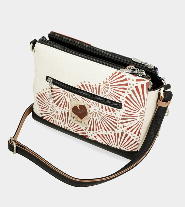 Anekke Printed With 3 Compartments Alma Crossbody Kabelka | 935284WTX
