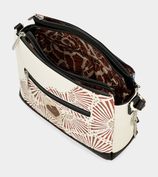 Anekke Printed With 3 Compartments Alma Crossbody Kabelka | 935284WTX