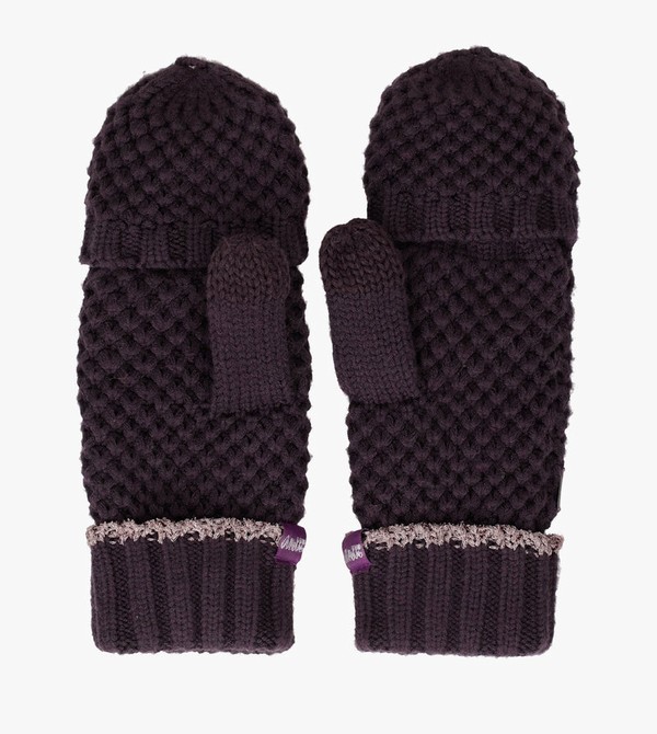 Anekke Purple Knitted Mittens Rukavice | 750164KHO