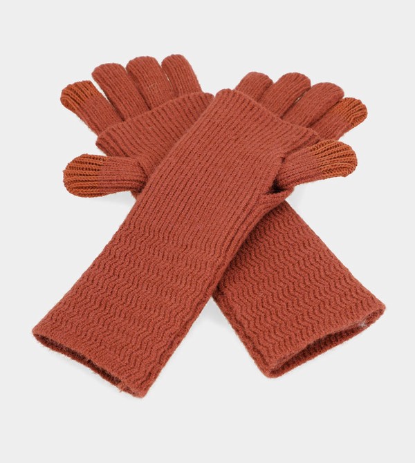 Anekke Red Knitted Rukavice | 253416CIJ