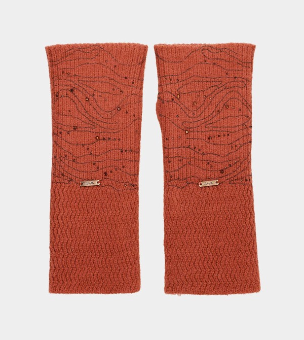 Anekke Red Knitted Rukavice | 253416CIJ
