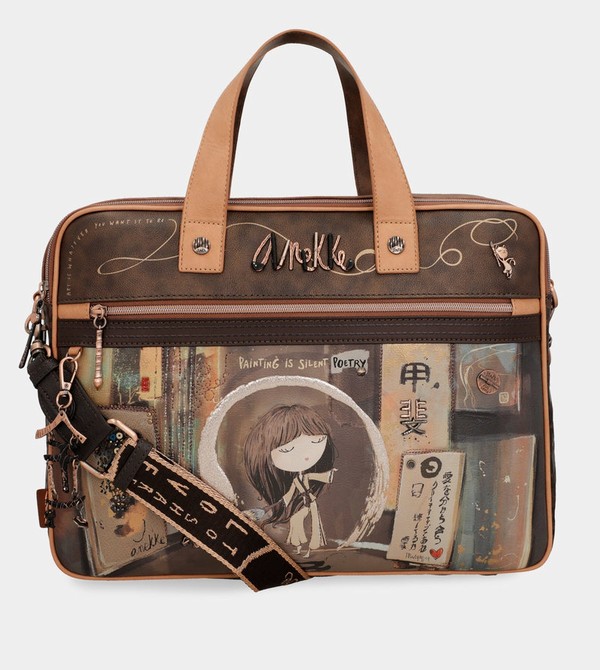 Anekke Shōen Brown Document Holder Tašky Na Dokumenty | 975120FTQ