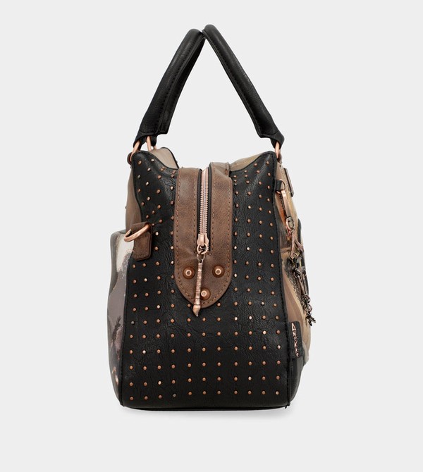 Anekke Shōen Large Black Crossbody Kabelka | 168750NOD