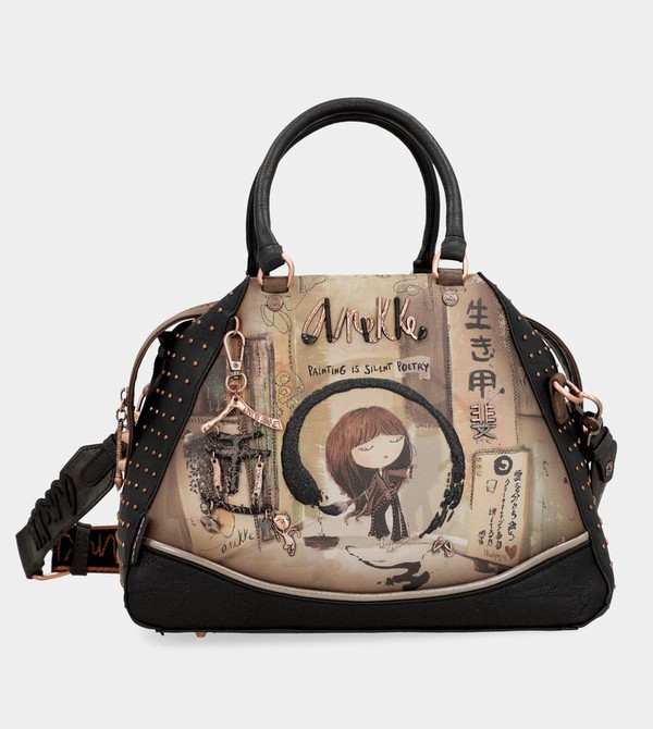 Anekke Shōen Large Black Kabelka | 064923XNU