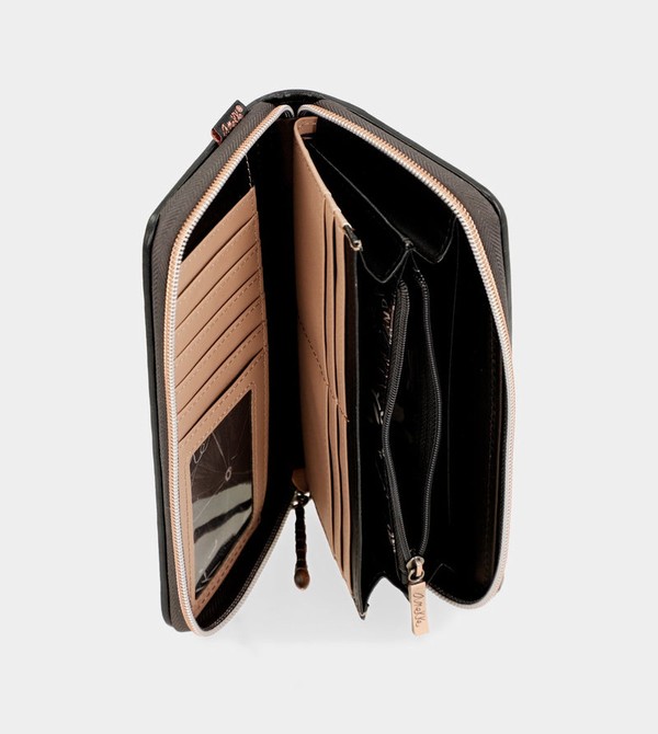 Anekke Shōen Large Black Rfid Penazenky | 654923KNQ