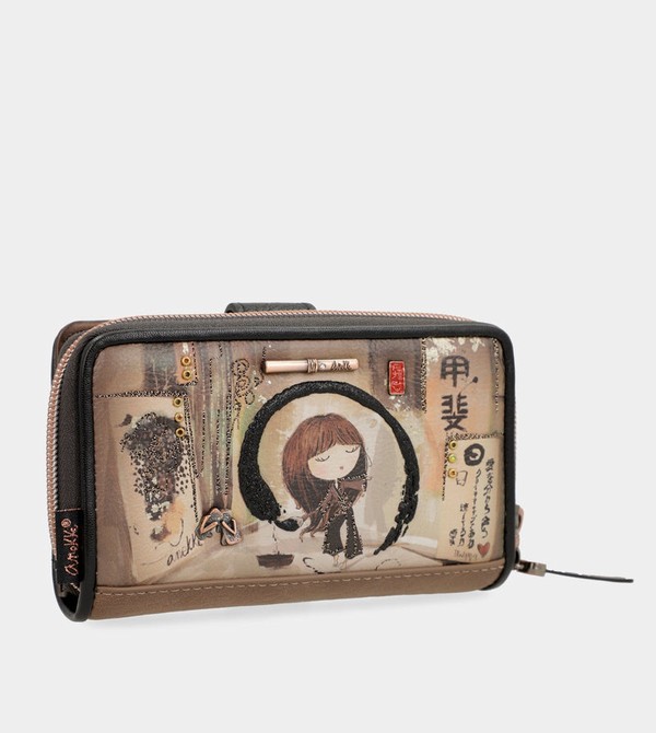 Anekke Shōen Medium Black Rfid Penazenky | 293178HOJ