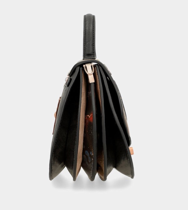Anekke Shōen Oval With Flap Kabelka | 472153URZ