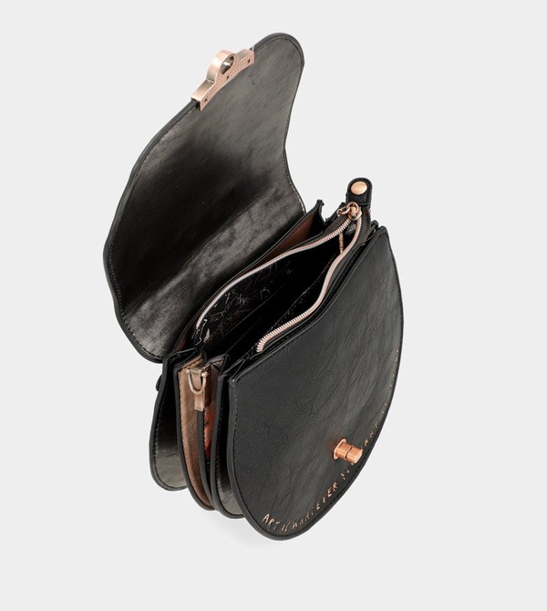 Anekke Shōen Oval With Flap Kabelka | 472153URZ
