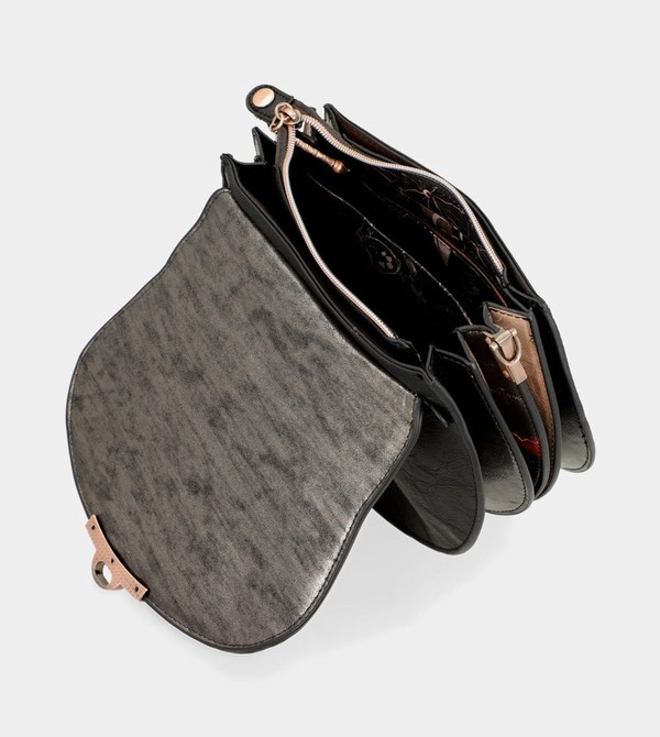 Anekke Shōen Oval With Flap Kabelka | 472153URZ