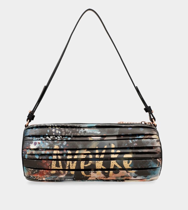 Anekke Shōen Palette Pleated Cylindrical Crossbody Kabelka | 073124ACE