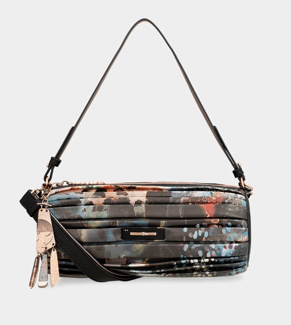 Anekke Shōen Palette Pleated Cylindrical Crossbody Kabelka | 073124ACE