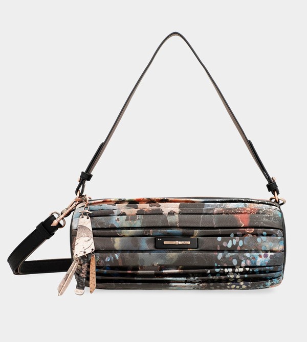 Anekke Shōen Palette Pleated Cylindrical Crossbody Kabelka | 073124ACE
