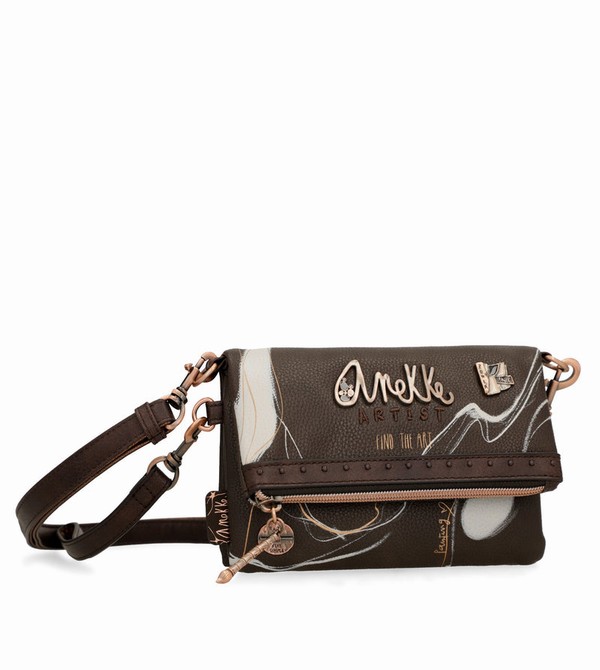 Anekke Small Brown Nature Shodō Kabelka | 187340CDG