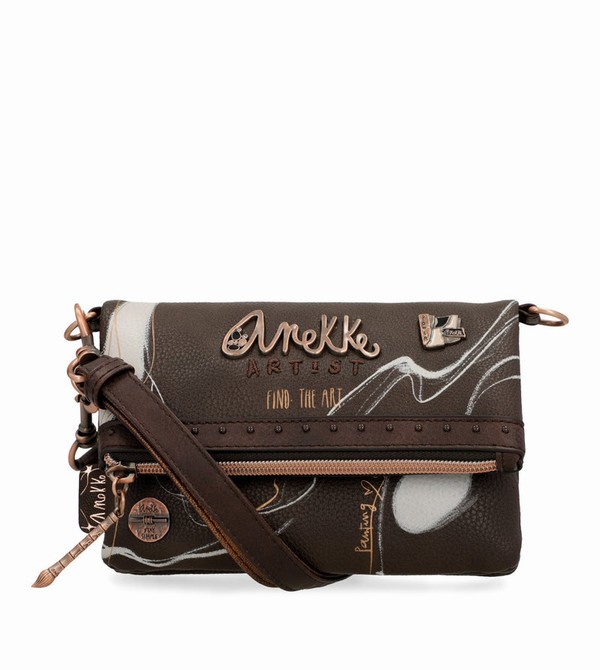 Anekke Small Brown Nature Shodō Kabelka | 187340CDG