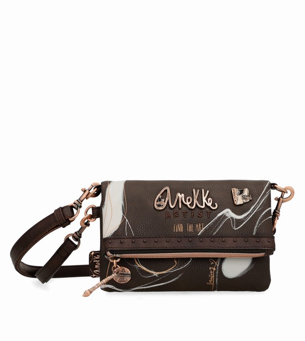 Anekke Small Brown Nature Shodō Kabelka | 187340CDG