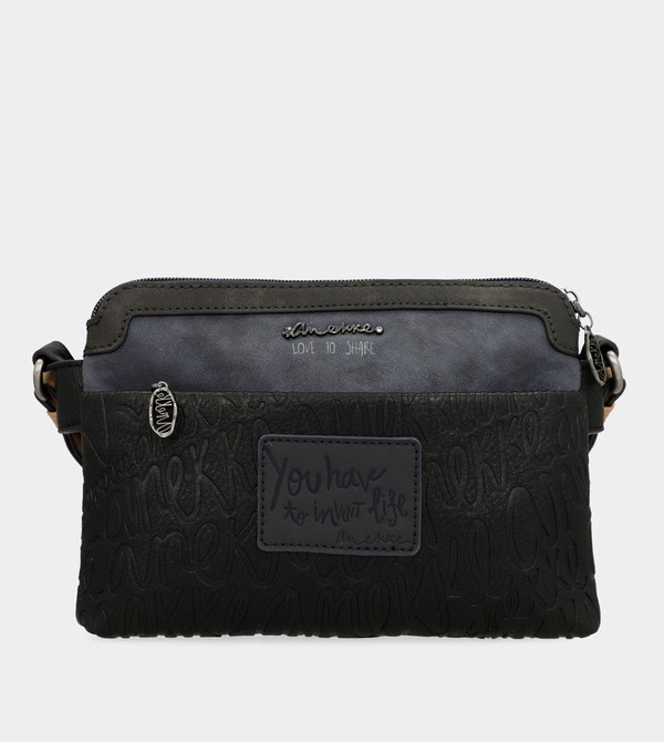 Anekke Studio Navy Blue 2-compartment Crossbody Kabelka | 560238PTH