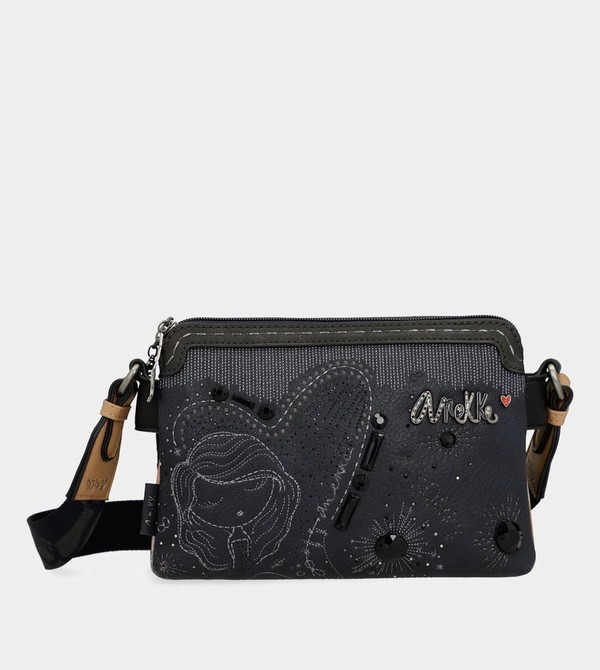 Anekke Studio Navy Blue 2-compartment Crossbody Kabelka | 560238PTH