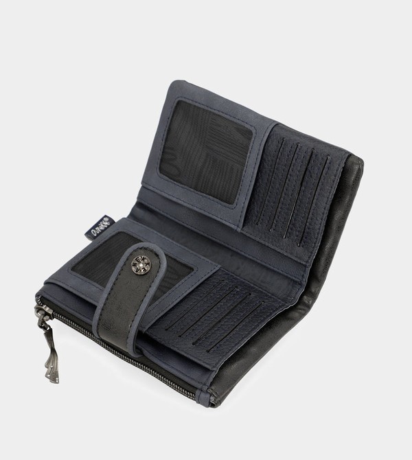 Anekke Studio Navy Blue Flexible Medium Rfid Penazenky | 650839YSQ