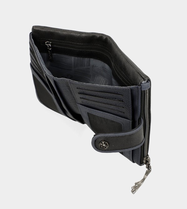 Anekke Studio Navy Blue Flexible Medium Rfid Penazenky | 650839YSQ