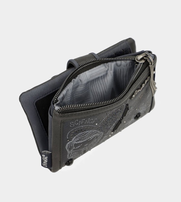 Anekke Studio Navy Blue Flexible Medium Rfid Penazenky | 650839YSQ