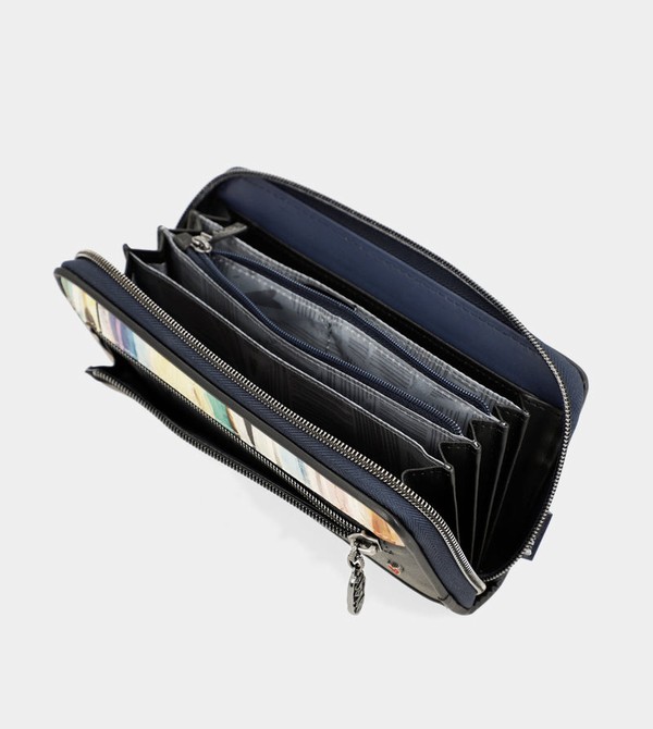 Anekke Studio Navy Blue Large Rfid Penazenky | 809642PAE