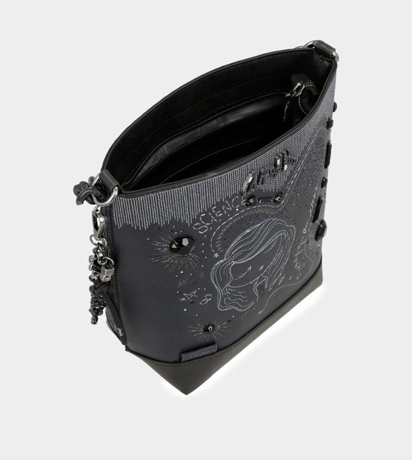 Anekke Studio Navy Blue Medium Crossbody Kabelka | 857360ATL