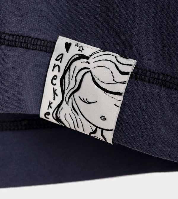 Anekke Studio Navy Blue Sleeveless Mikiny | 962758OTC