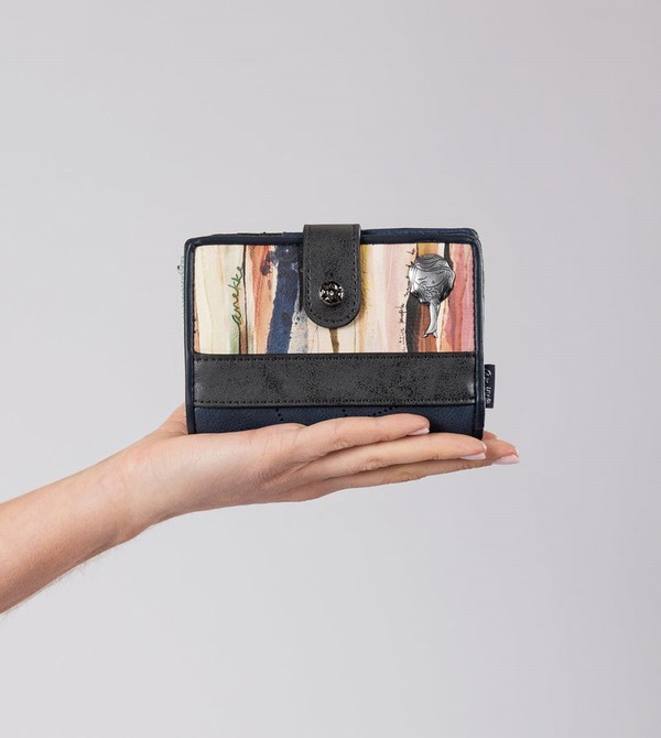 Anekke Studio Navy Blue Small Rfid Penazenky | 537108GQO