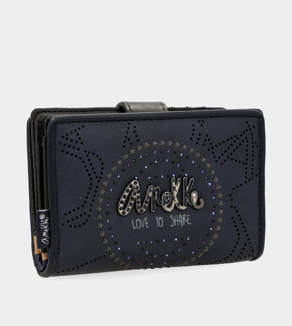Anekke Studio Navy Blue Small Rfid Penazenky | 537108GQO