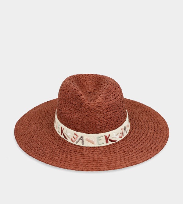Anekke Terracotta Raffia Klobuky | 918674SEY