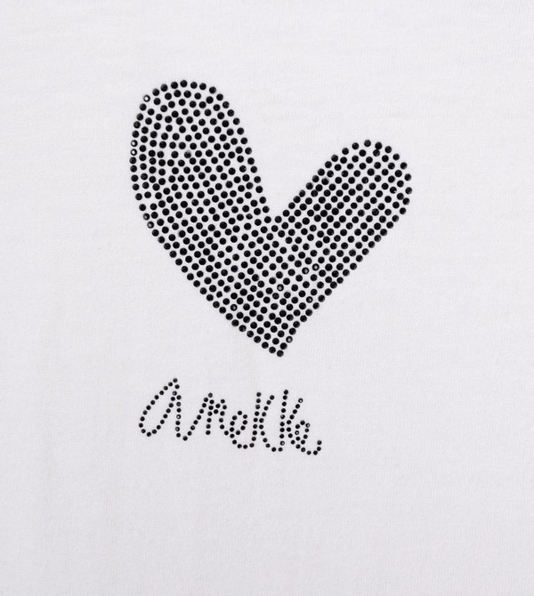 Anekke White Crop Top Tricko | 568497FKI