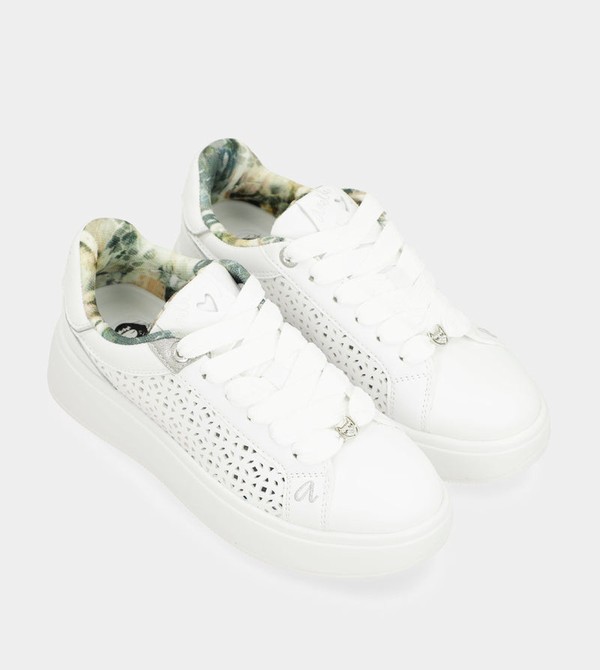 Anekke White Spotted Obuv | 374160FXJ